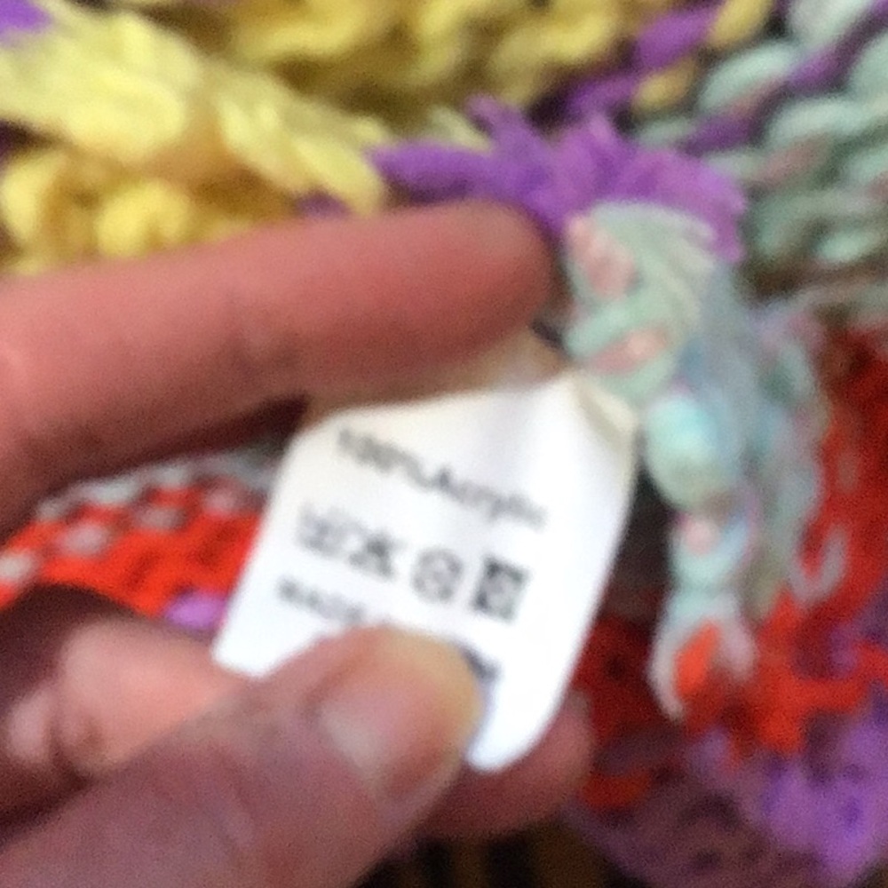 NEW! Boho Colorful Knit Open-Front Cardigan - Picture 5 of 7
